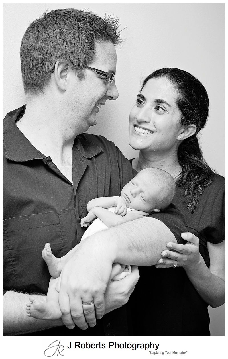 Newborn Baby Portrait Photography Sydney in Family Home St Leonards